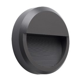 8W 4000K IP65 homlokzati lámpatest szürke Elmark