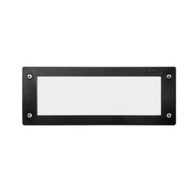 Leti fali lámpa 1XE27 IP66 fekete Elmark