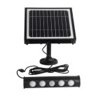 8W IP54 napelemes fali lámpa mozgásérzékelővel Elmark