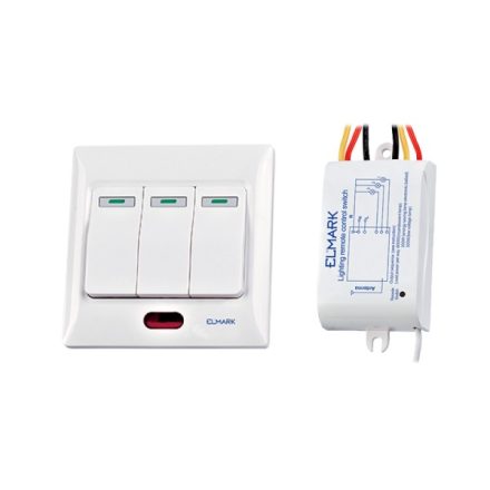 Három csatornás távirányító kapcsoló Elmark