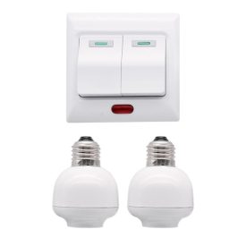 Két csatornás távirányító kapcsoló +2XE27 Elmark