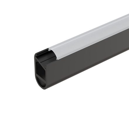 Alumínium szekrényprofil 2,5M fekete Elmark