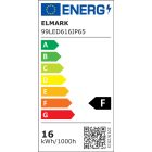 16W 4000K IP65 kerek LED panel Elmark