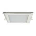 18W 4000K IP40 szögletes üveg LED panel Elmark