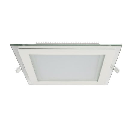 18W 4000K IP40 szögletes üveg LED panel Elmark
