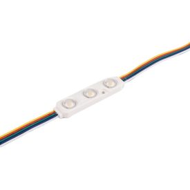 Optikai lencsés modul 3 LED-es RGBW