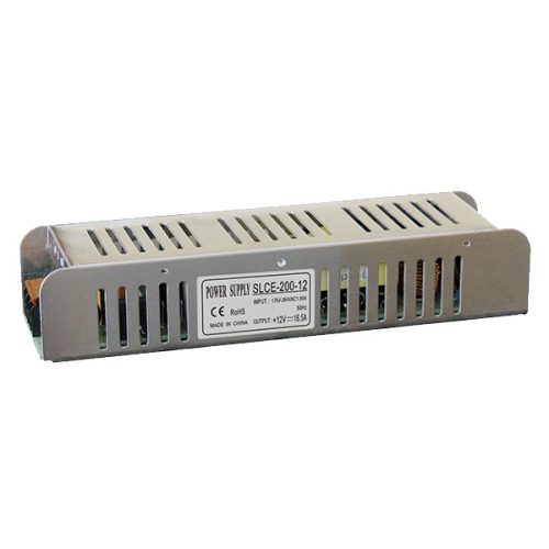 200W 12V IP20 fémházas LED tápegység Elmark