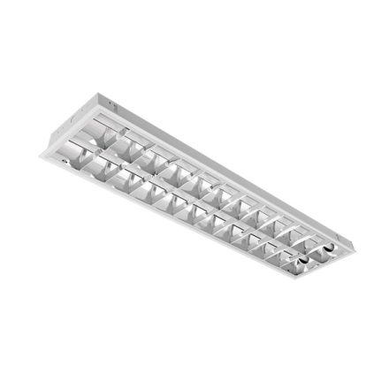 2X18W 6000K IP21 Lena V lámpatest LED fénycsővel süllyesztett szerelésű Elmark