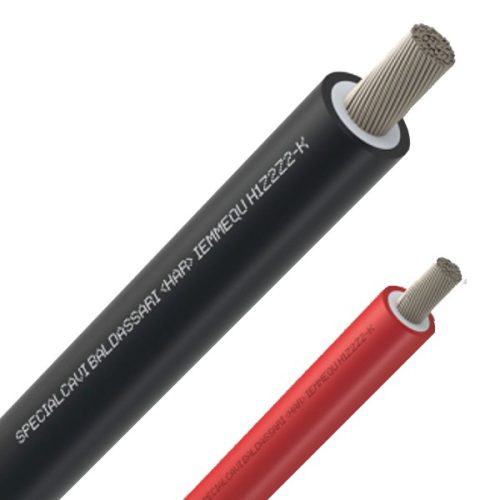 Szolárkábel H1Z2Z2-K 0.6/1KV 1X6.00mm² piros Elmark