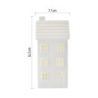 LED kerámia ház 16cm CR2032 IP20 meleg fehér időzítő Emos