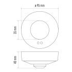 Mozgásérzékelő (MW) IP20 8m 360° Emos