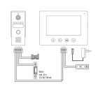 Videó kaputelefon szett EM-03M 2WIRE Emos