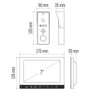Videó kaputelefon szett EM-10AHD Emos