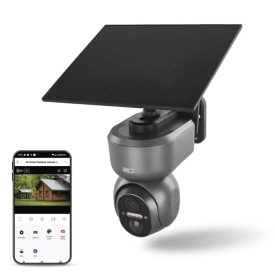   GoSmart 4G/LTE kültéri forgatható kamera IP-6000 OWL szürke Emos