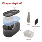 Pet Care háziállat itató 2,6L szürke Emos