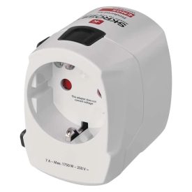 Utazó adapter fehér Emos