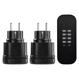 IP44 Távírányítású aljzat Emos