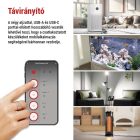 Négyes elosztó 2 méter 1,5 mm² vezetékkel fehér-fekete USB GoSmart Emos