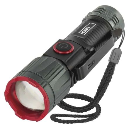 LED tölthető fém zseblámpa 700mAh Emos