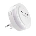 LED éjjeli fény + 2x USB Emos