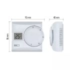 Manuális vezetékes szobatermosztát Emos
