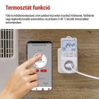 GoSmart 2in1-ben konnektoros digitális termosztát időzítő funkcióval Emos