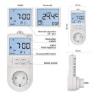 GoSmart 2in1-ben konnektoros digitális termosztát időzítő funkcióval Emos