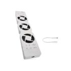 Radiátor fűtéserősítő ventilátor kiegészítő egység fehér Emos