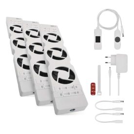 Radiátor fűtéserősítő ventilátor TRIO fehér Emos