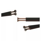 Hangfalkábel 2*1.0mm piros/fekete Emos