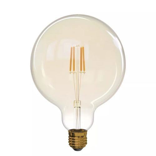 LED izzó Vintage G125 / E27 / 4 W (40 W) / 470 lm / meleg fehér