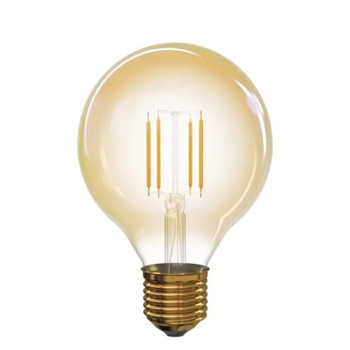 LED izzó Vintage G95 / E27 / 4 W (40 W) / 470 lm / meleg fehér