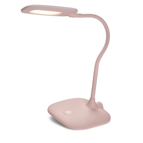 Stella LED asztali lámpa, IP20 rózsaszín Emos