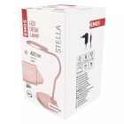 Stella LED asztali lámpa, IP20 rózsaszín Emos