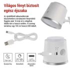 Abbie LED asztali lámpa újratölthető fehér 6W CCT Emos