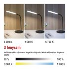 Oscar 5,5W LED asztali lámpa fekete Emos