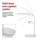 Molly 12W LED asztali lámpa fekete Emos