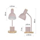 Poppy asztali lámpa E27 IP20 pink Emos