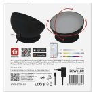GoSmart LED hangulatlámpa CCT/ RGB WiFi fekete Emos