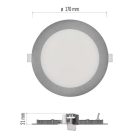 12W CCT IP40/IP20 Kerek LED panel NEXXO Emos