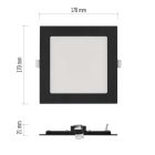 12W CCT IP40/IP20 szögletes LED panel NEXXO Emos