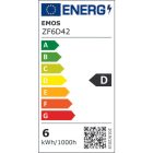 5,9W 2700K E27 LED fényforrás Emos