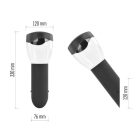 LED kerti fali lámpa IP44 Emos