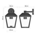 LED kerti fali lámpa IP44 Emos