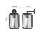 LED kerti fali lámpa IP44 Emos