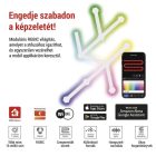 GoSmart LED lámpatest Lines fehér 9 részből álló 34W RGB dimmelhető Emos