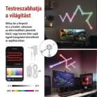 GoSmart LED lámpatest Lines fehér 9 részből álló 34W RGB dimmelhető Emos