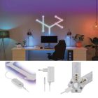 GoSmart LED lámpatest Lines fehér 9 részből álló 34W RGB dimmelhető Emos