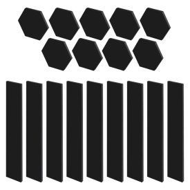   GoSmart LED lámpatest Lines fekete 9 részből álló 34W RGB dimmelhető Emos