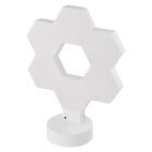 GoSmart LED asztali lámpa Hexagon fehér 6 részből álló RGBIC dimmelhető Wi-Fi Emos